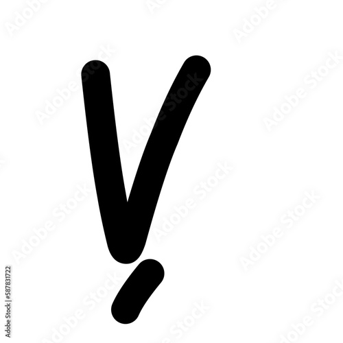 Alphabet rounded font