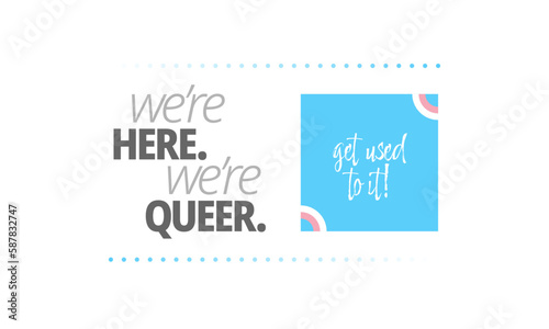 Graphic design for queer community