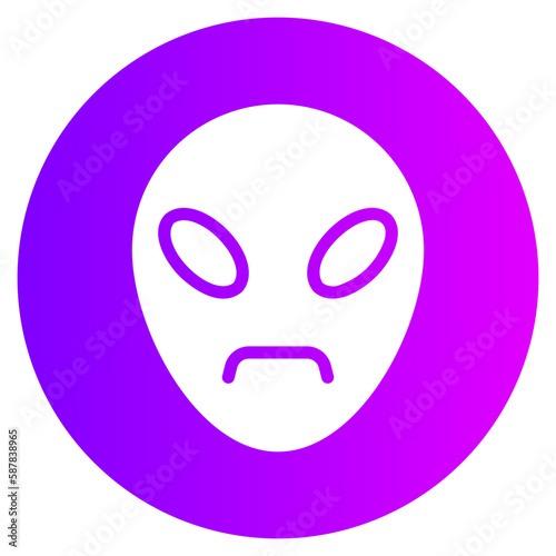 alien gradient icon