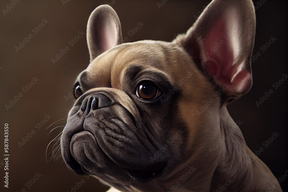 french bulldog portrait