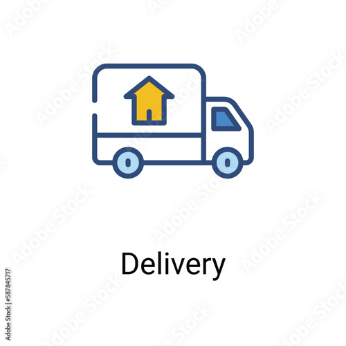 Delivery icon. Suitable for Web Page,Mobile,App,UI,UX�and�GUI�design.