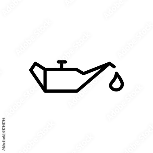 Car Motor oil Computer Icons Oil can, illustration on white background..eps