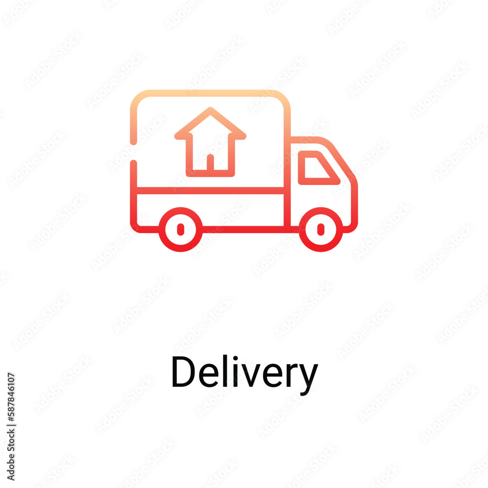 Delivery icon. Suitable for Web Page,Mobile,App,UI,UX�and�GUI�design.