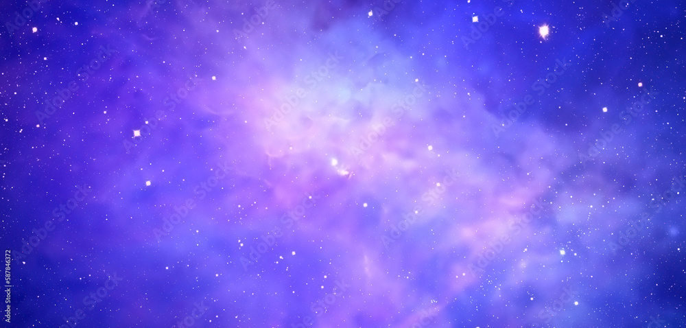 Fototapeta premium nebula colorful background photo