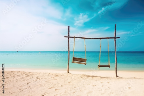 beach chair on the beach © Digital Xpress