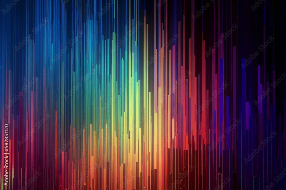 rainbow colors linear gradient vertical background