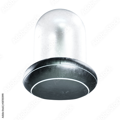 Alien UFO 3D CGI Render