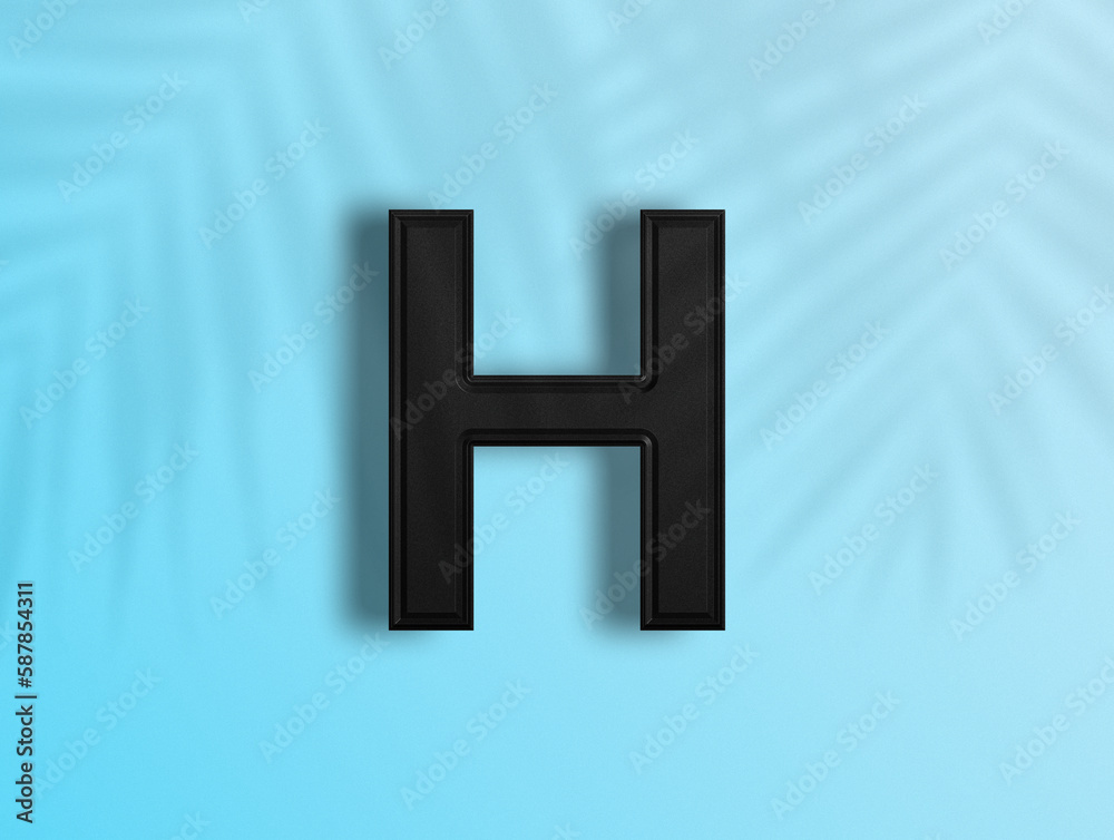 Obraz premium 3D rendering of Alphabets