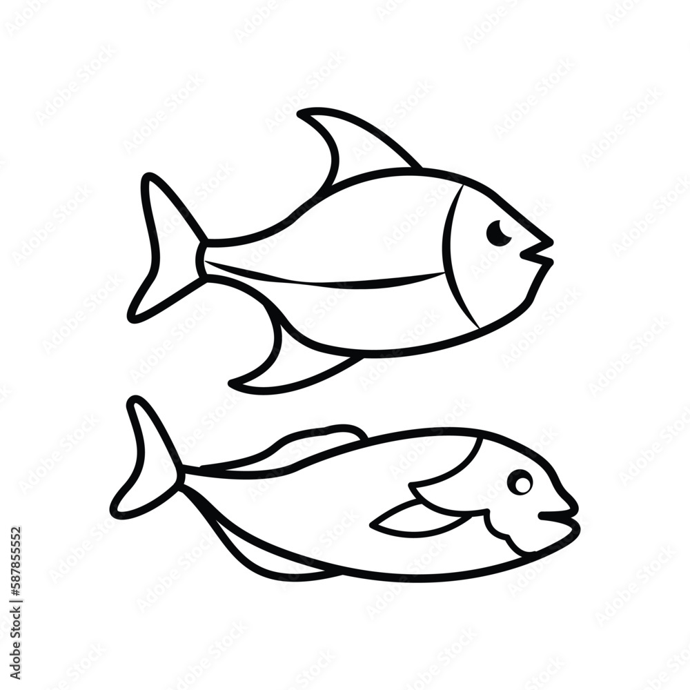 fish, icon, vector, illustration, desing, logo, teplate, flat,style fish, icon, vector, illustration, desing, logo, teplate, flat,style