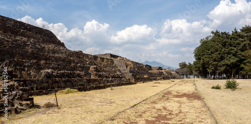 Antiguas ruinas Purépechas en Tzintzuntzan, Michoacán, México