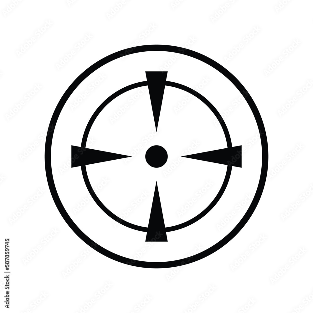 radar, icon, line, vector, illustration, desing, logo, teplate, flat,style