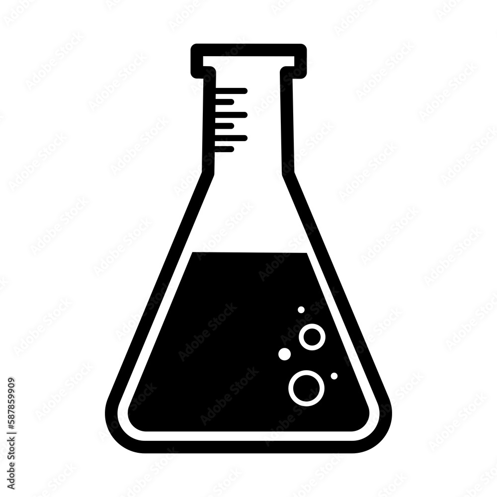 Laboratory glass icon on transparent background. Laboratory glass icon on transparent background.