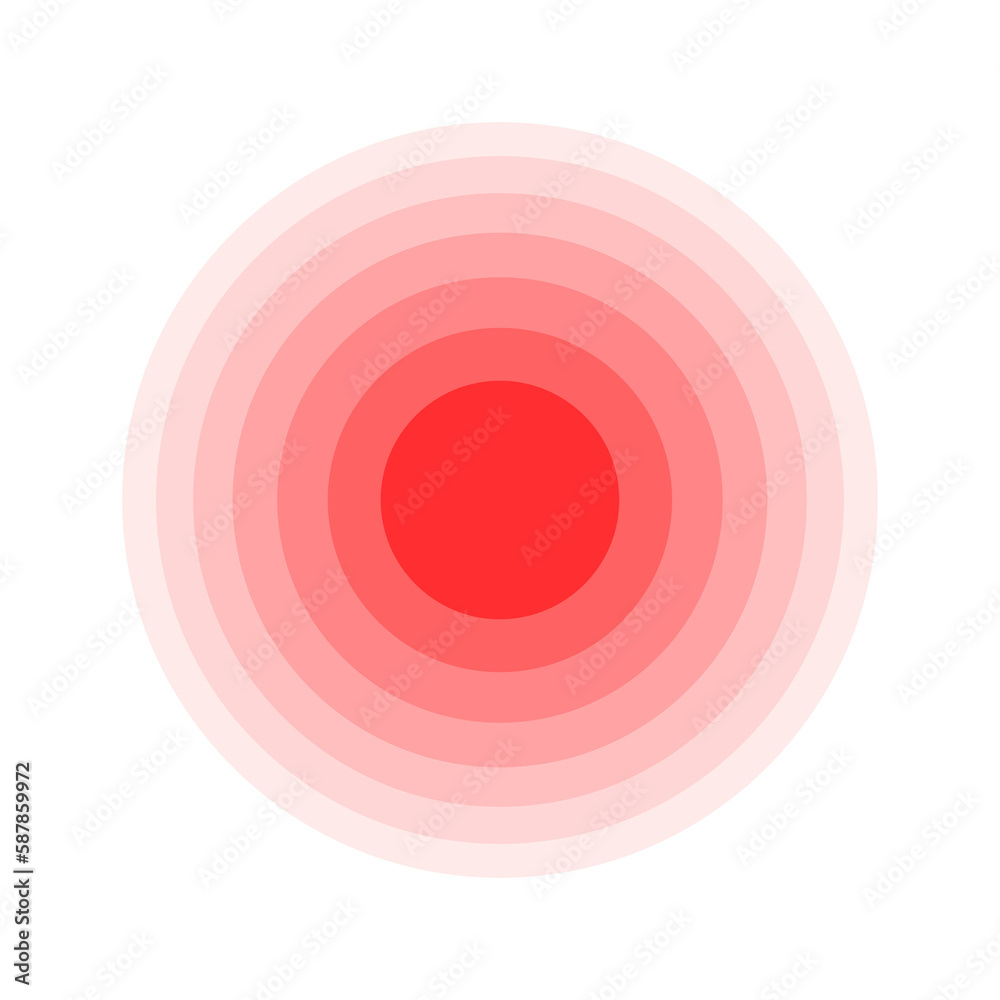 Pain circles icon on transparent background. Pain circles icon on transparent background.