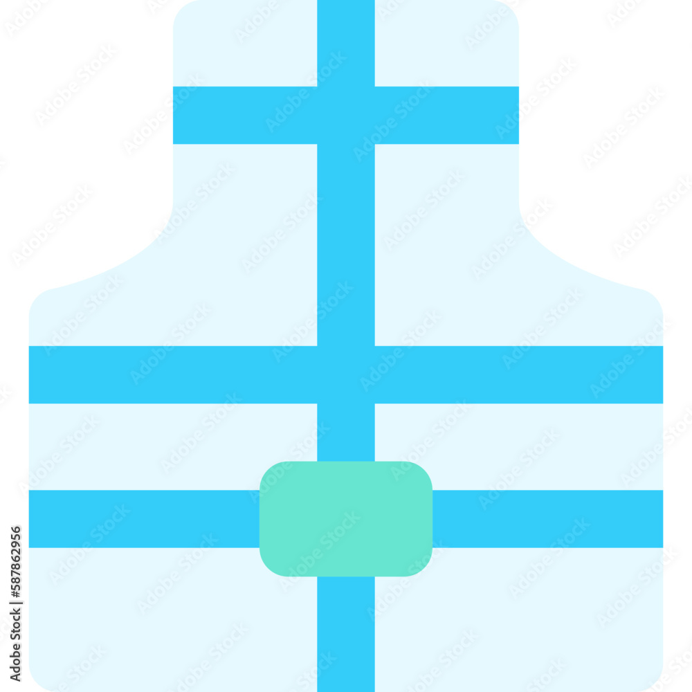 Obraz premium life vest flat icon