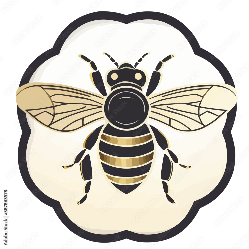 Obraz premium Bee vector