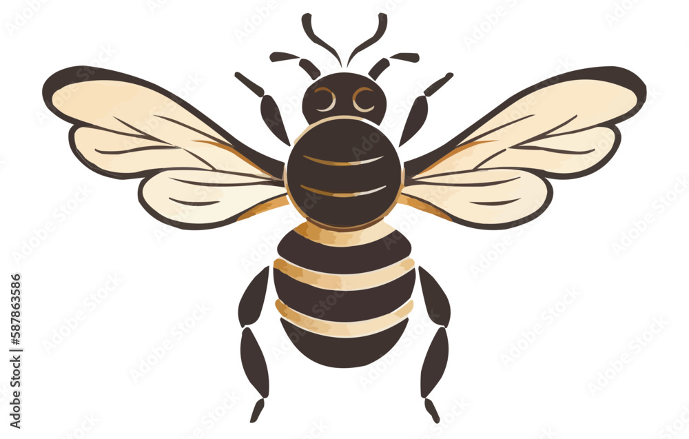 Fototapeta premium Bee vector