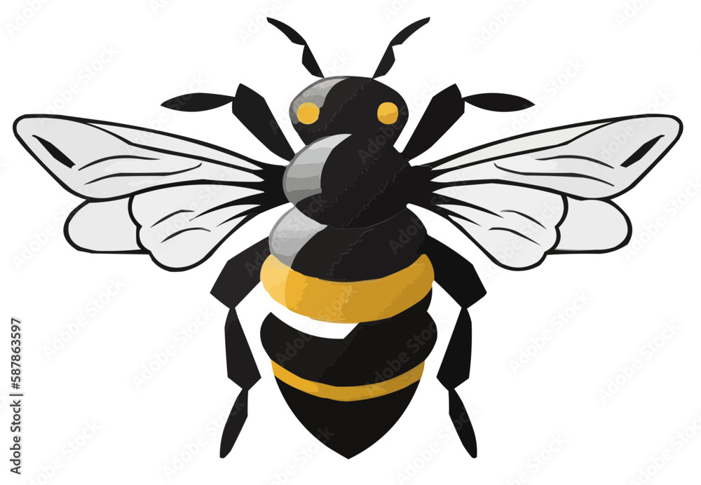 Bee vector Bee vector