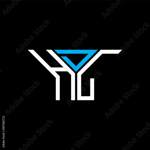 HDL letter logo creative design with vector graphic, HDL simple and modern logo.
