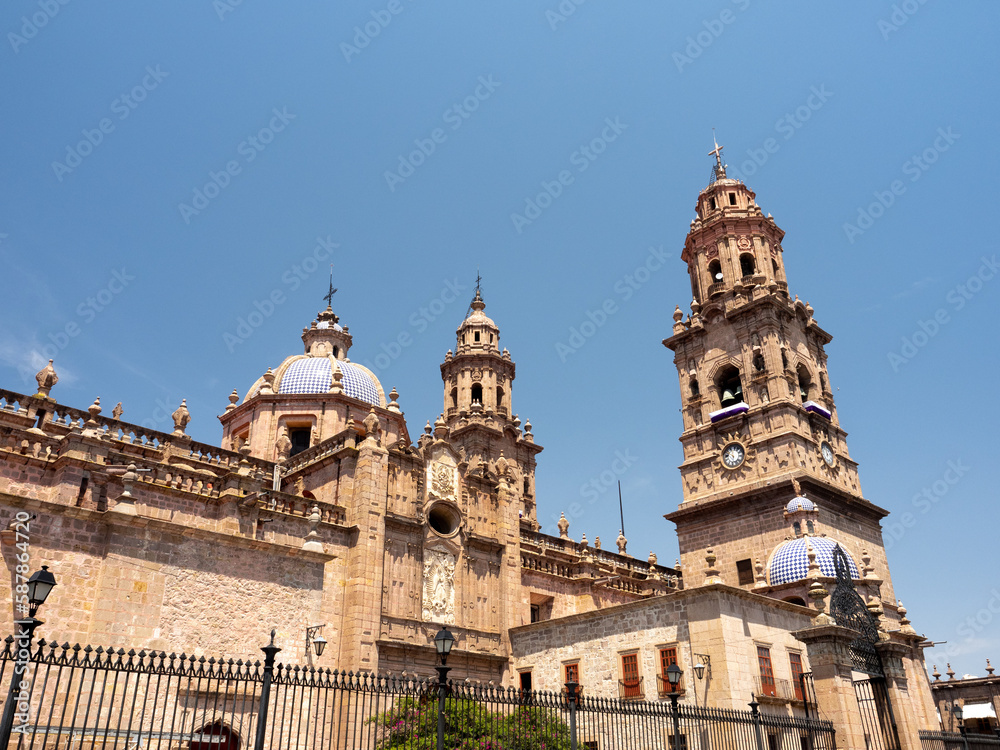 Catedral de Morelia en Michoacán, México