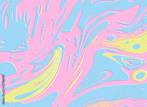 マーブル模様のベクター背景イラスト