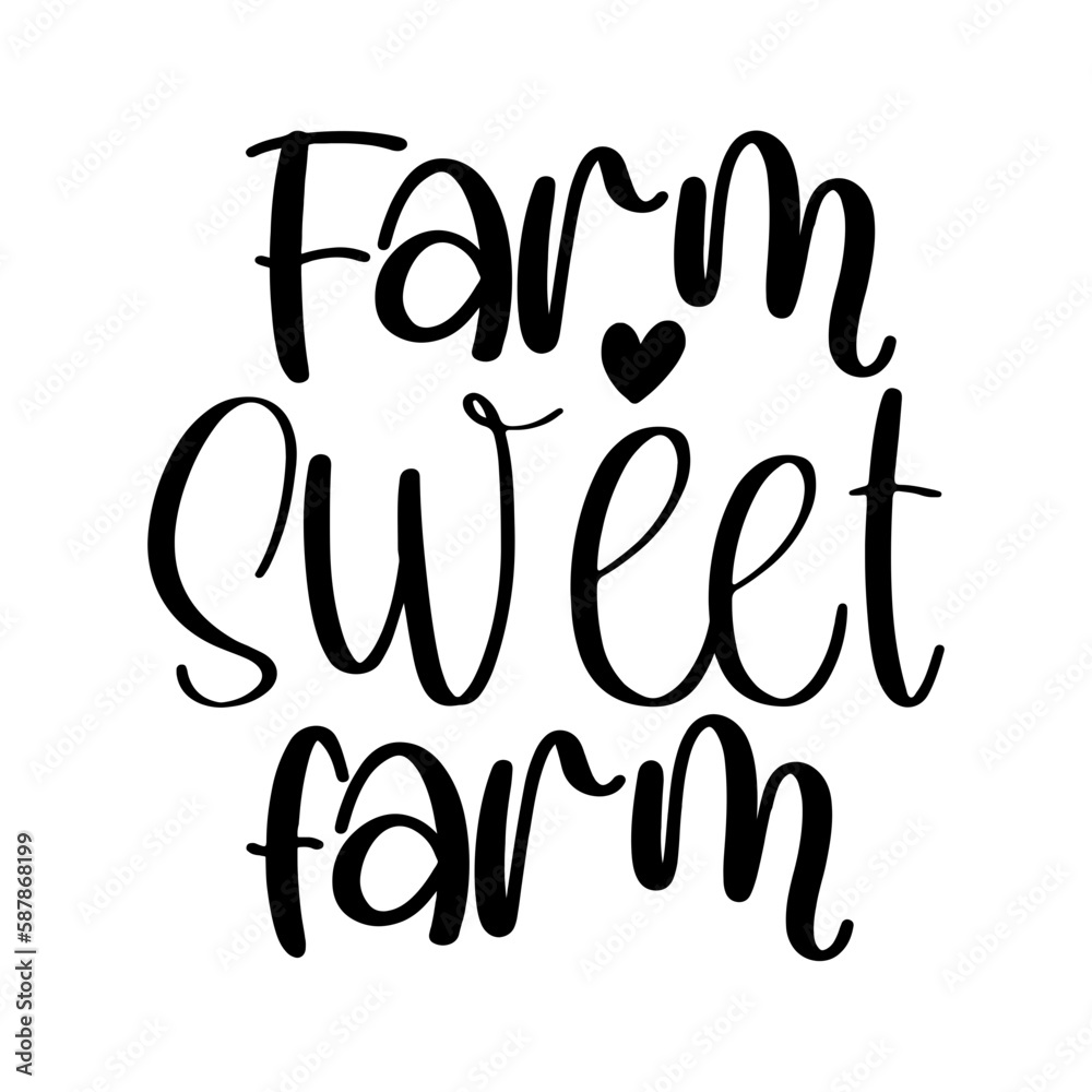 Fototapeta premium Farm Sweet Farm