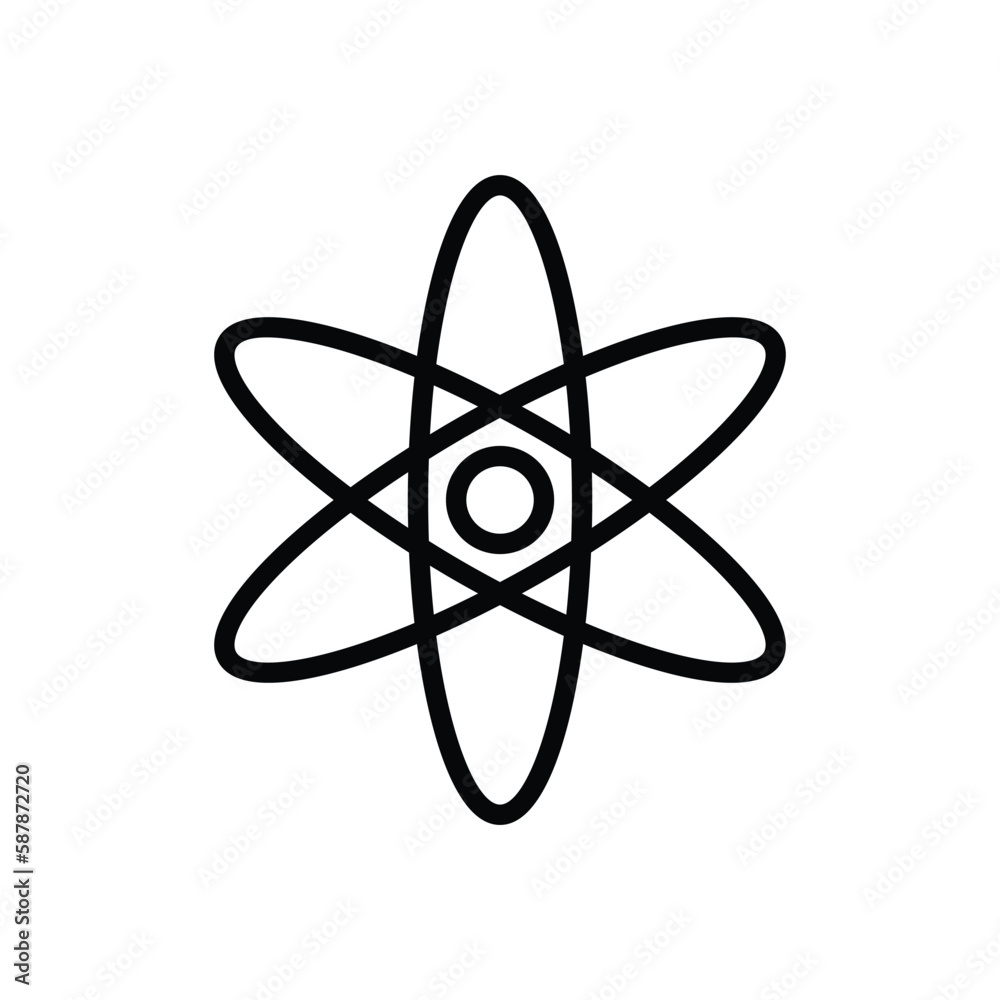 Chemistry icon vector stock.