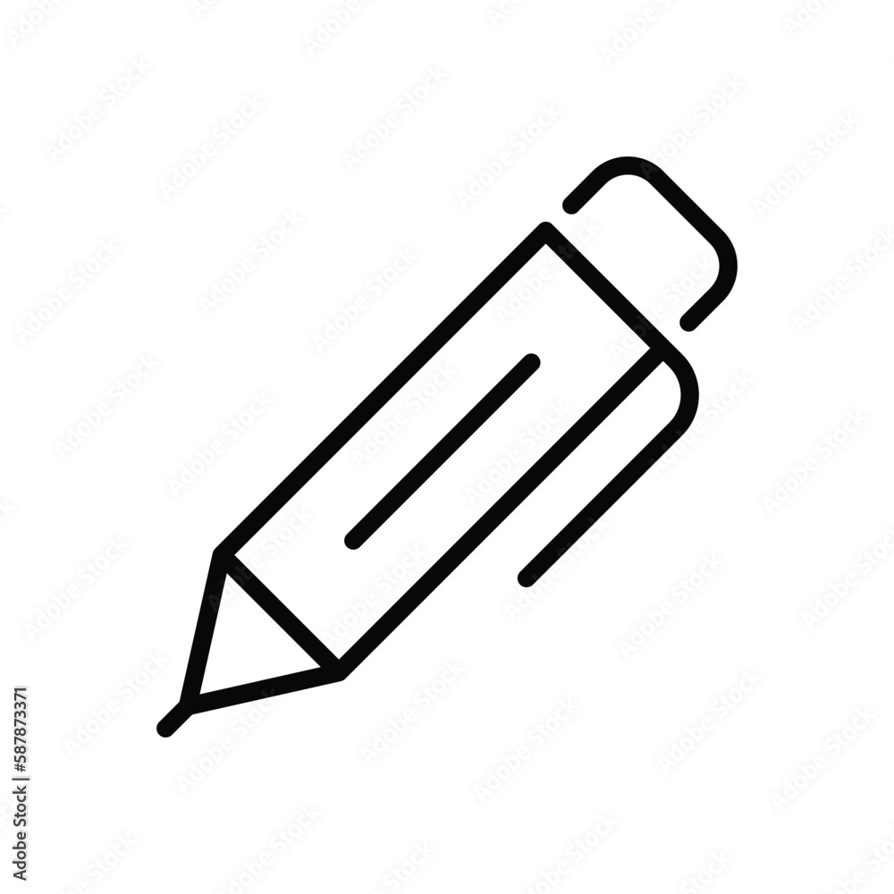 Pen icon vector stock. Pen icon vector stock.