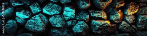 Luminescence Stone Texture Texture Background. Generative AI