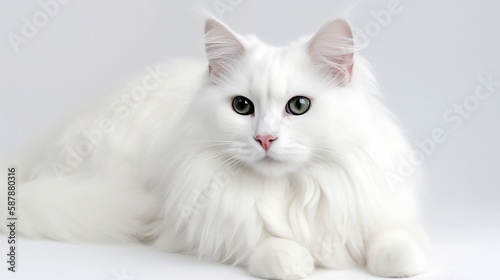 cat with white background