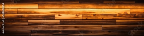 Luminescence Wood Paneling Texture Background. Generative AI