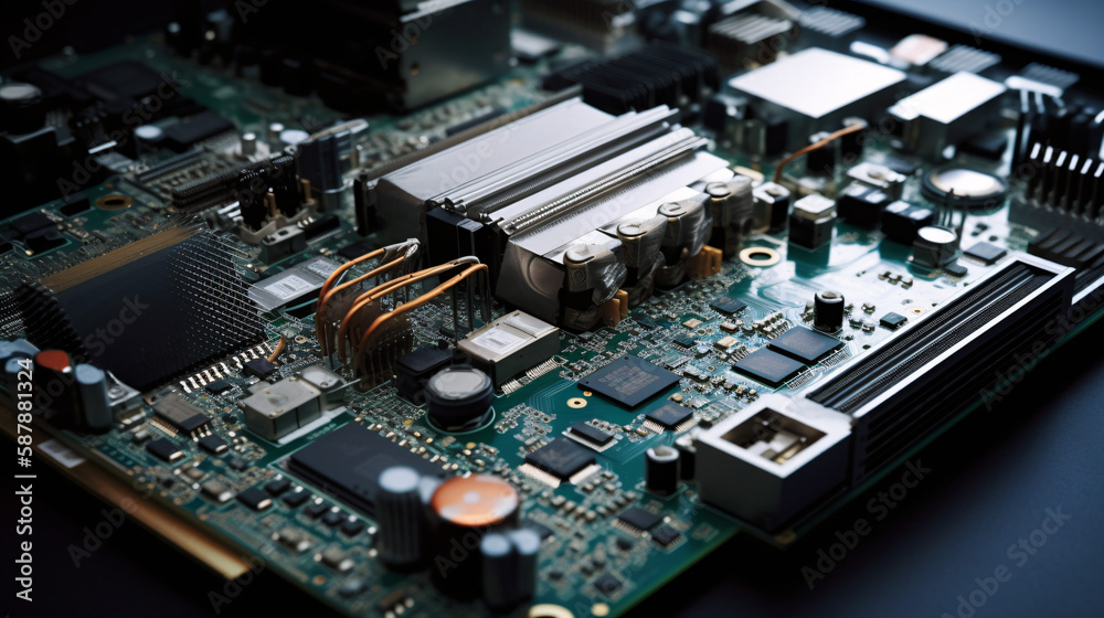 CPU chip device tech hardware mainboard background thumbnail generative ai CPU chip device tech hardware mainboard background thumbnail generative ai