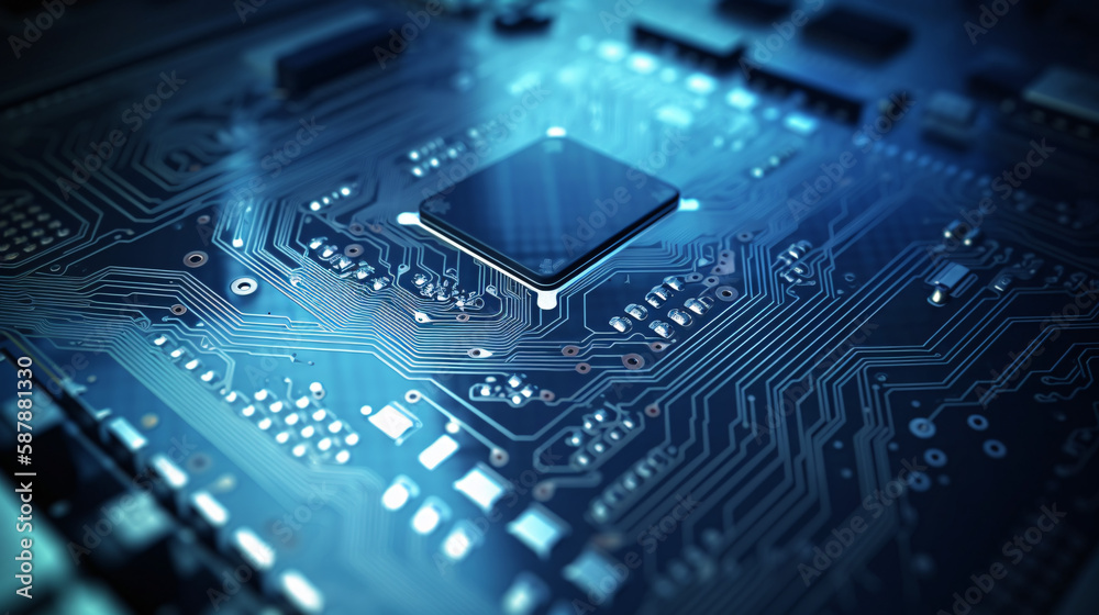 CPU chip device tech hardware mainboard background thumbnail generative ai CPU chip device tech hardware mainboard background thumbnail generative ai