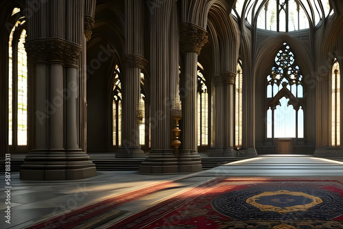 interior of a mosque