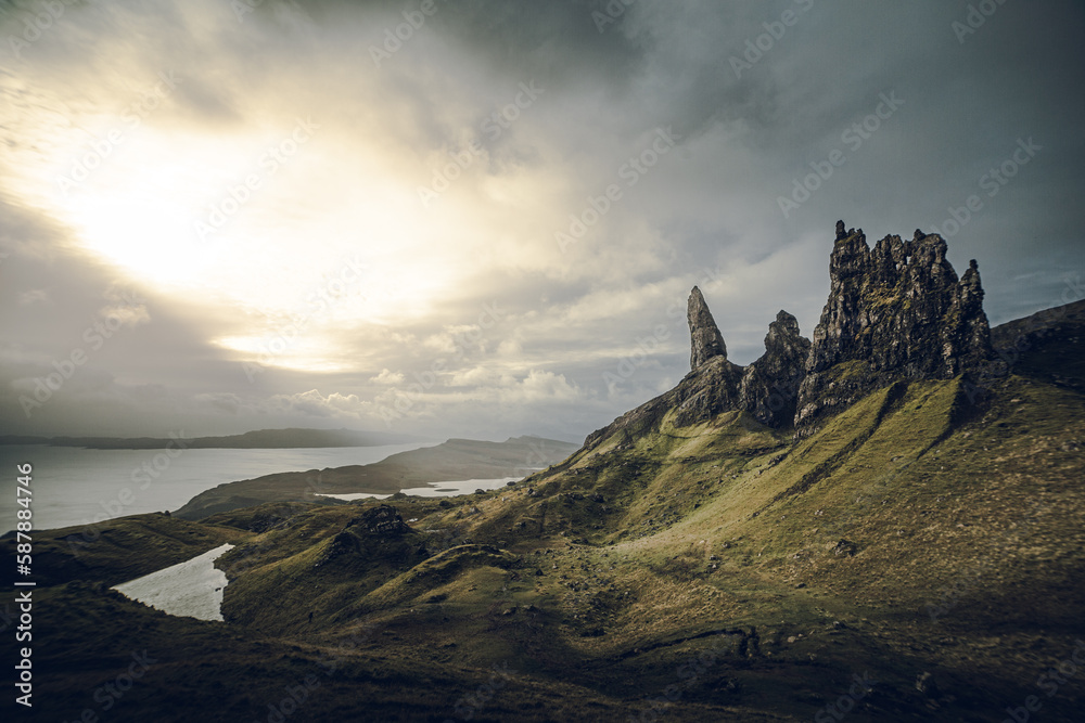 Obraz premium Old Man of Storr, Isle of Skye, Scotland, United Kingdom