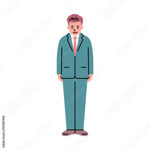 人物_ビジネス03_男性_全身_お辞儀