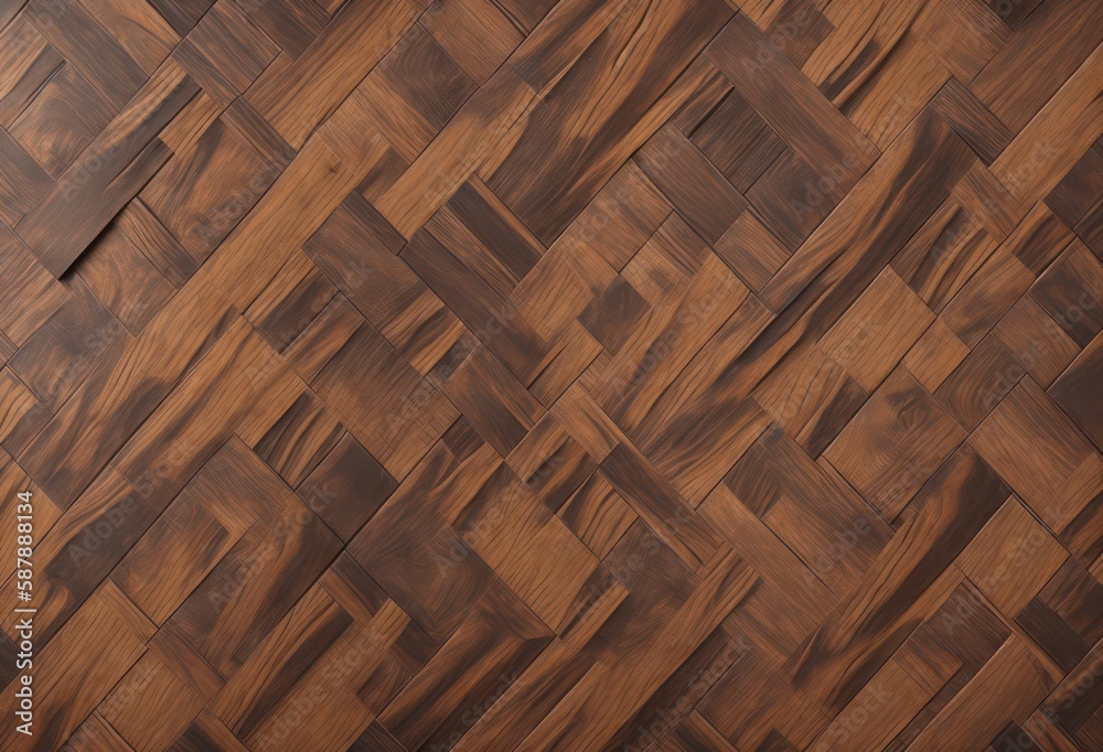 	
A wooden parquet floor with a pattern of wood and a diamond pattern.