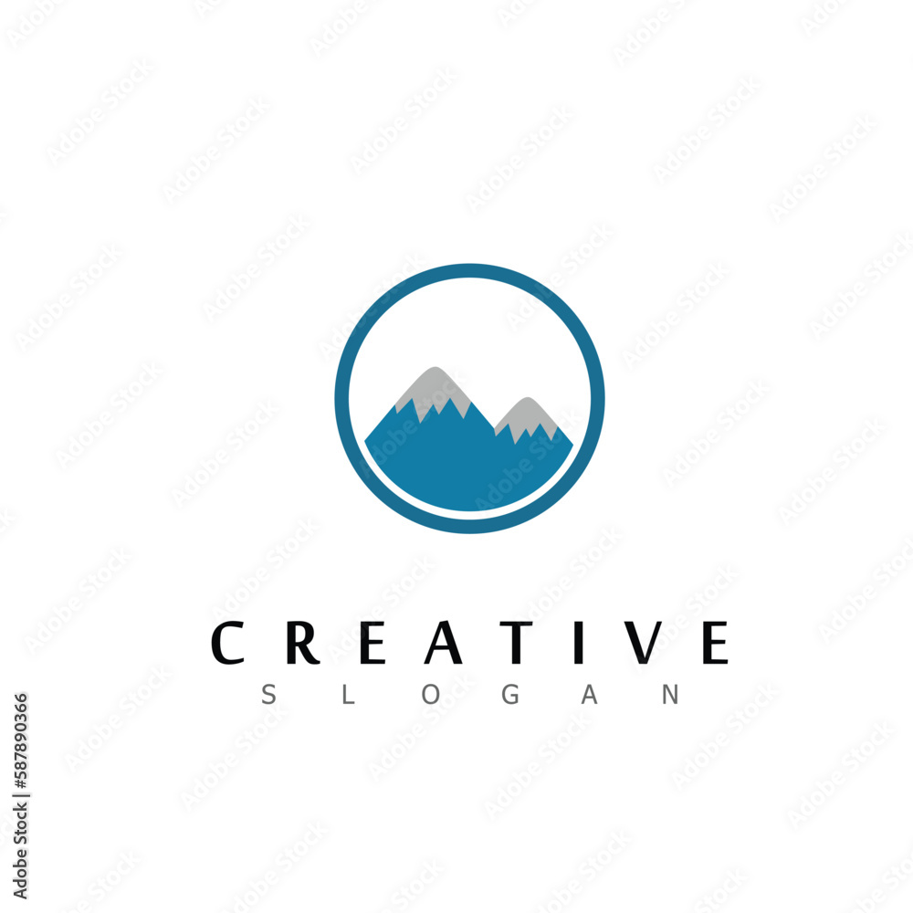 mountain logo nature template logo design symbol mountain logo nature template logo design symbol