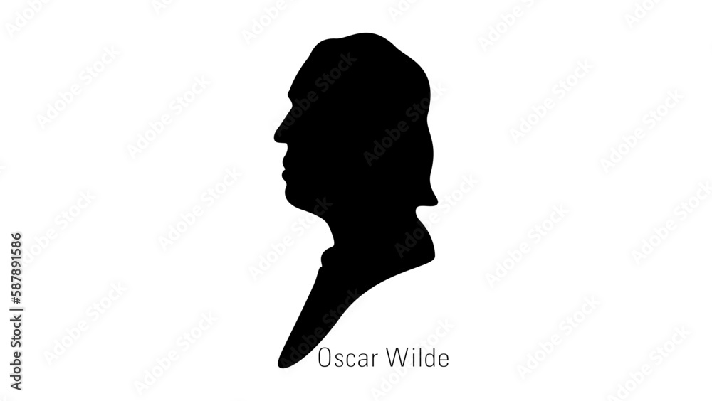 Oscar Wilde silhouette