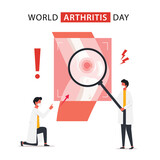 World arthritis awareness day illustration