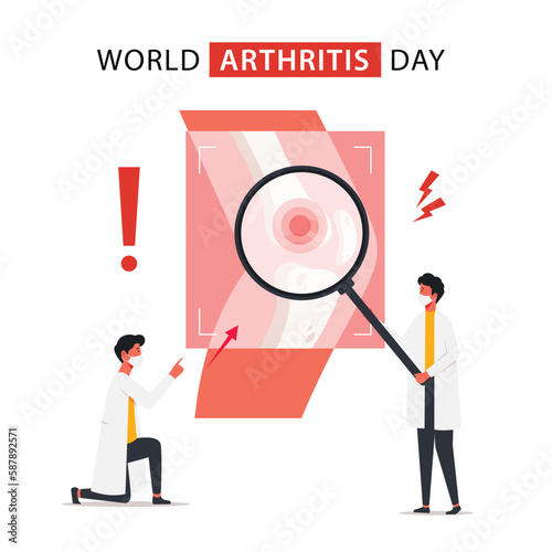 World arthritis awareness day illustration