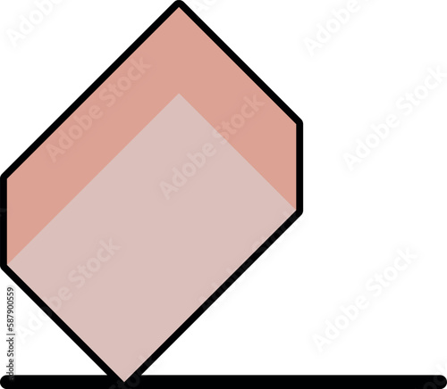 Eraser is used to rub out something written 