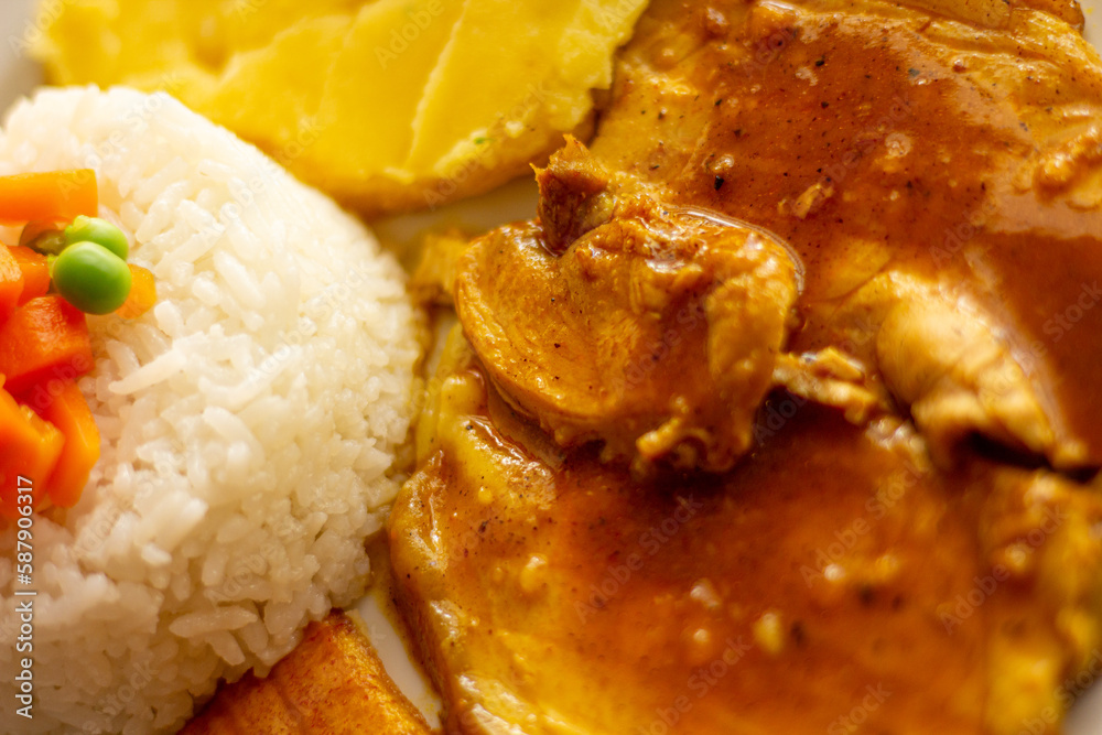 Comida peruana de un restaurante Comida peruana de un restaurante