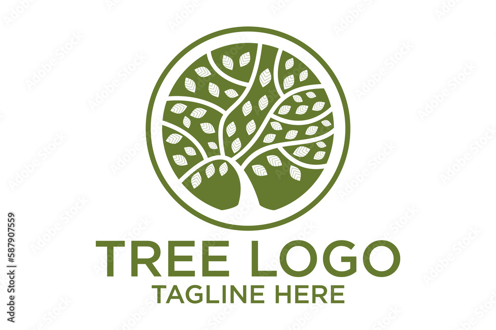 creative leaf and olive oil logo design icon