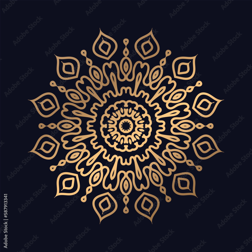 Luxury Islamic mandala design background Luxury Islamic mandala design background