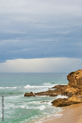 Gunnamatta Beach in Fingal is an exposed, high energy, 3km stretch of beach with a wide, rip dominated surf zone. It is located in the Mornington Peninsula National Park 