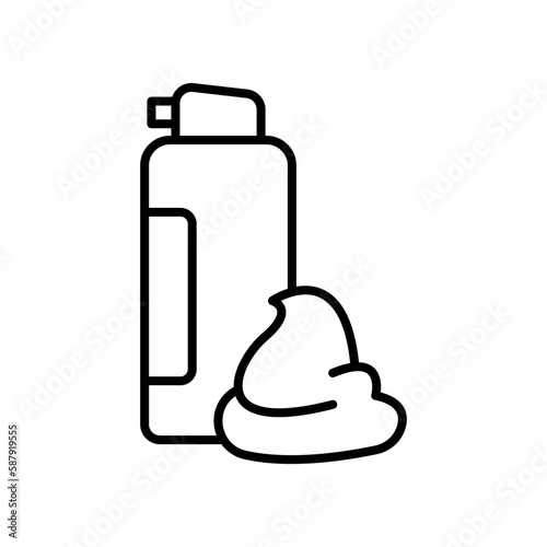 foam outline vector icon foam stock vector icon for web, mobile app and ui design