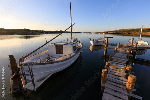 Tarde en el puerto de Sa Nitja del Faro de Cavalleria