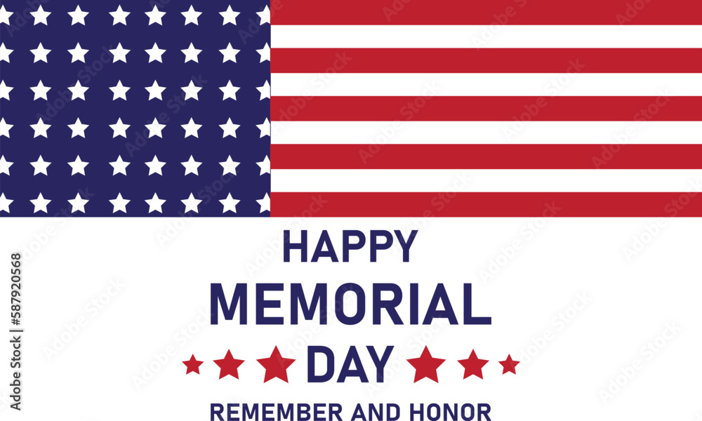 Happy Memorial Day Greeting Card Happy Memorial Day Greeting Card