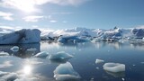 Iceland Jkulsarln Glacier Lagoon photorealistic