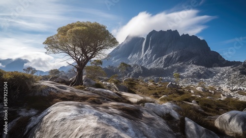 Malaysia Kinabalu National Park photorealistic